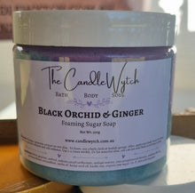 Load image into Gallery viewer, Black Orchid &amp; Ginger ~Foaming Sugar Soap