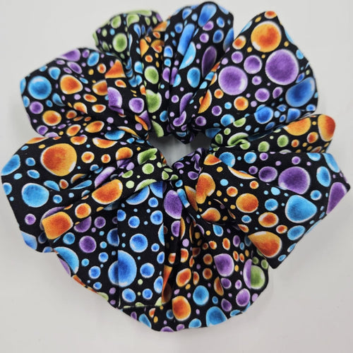 Rainbow Bubbles XL Scrunchie