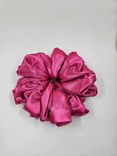 Raspberry Satin XL Scrunchie