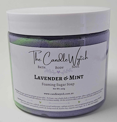 Lavender & Mint Whipped Sugar Soap