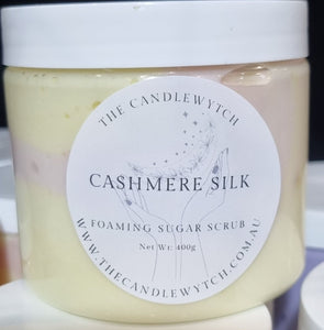 Cashmere Silk ~ Foaming Sugar Scrub